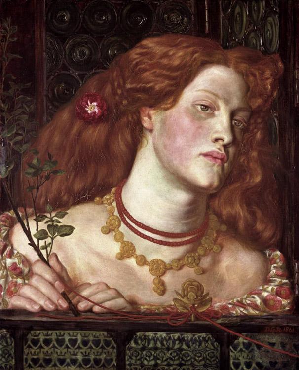 Dante Gabriel Rossetti Fair Rosamund (mk28) Sweden oil painting art